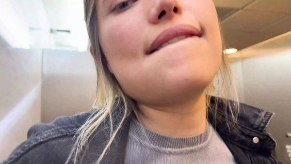 View the HD clip of : Lesbian Cinema Bathroom Hookup: Pussy Eating & Fingering with a Stranger