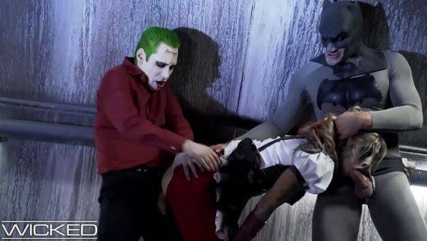 Play full scene : Suicide Squad XXX Parody: Harley Quinn Takes Big Dick in Anal & Double Blowjob