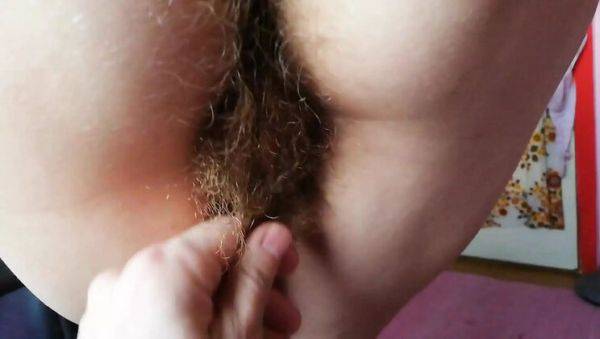 View the complete movie of : Hairy Blonde GF Fucks and Cums Hard - Close-Up POV Action
