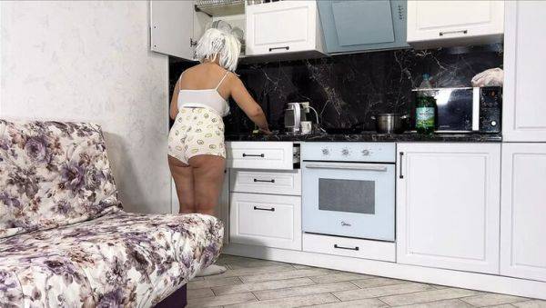 Enjoy watching this full movie named : Stepmom Surprises StepSon with Breakfast and Anal Fuck - Homemade MILF Action