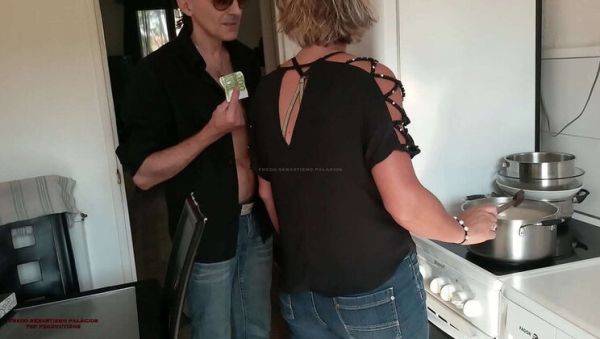 View this full video named : Hot Step Mom Gets Paid For Hardcore Kitchen Sex With Big Cock Step Son