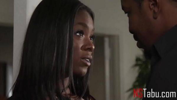 View this complete video titled : Hot Black Wife Ana Foxx Cheats with Husband's Boss - BBC Cuckold Action