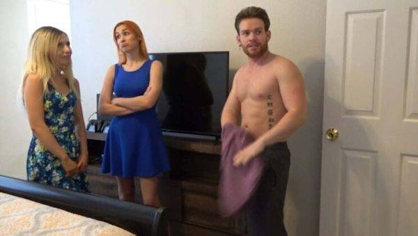 View this uncensored video titled : Blonde Teen Minxx Marley Gets Fucked While Redhead Delilah Watches in Hot Threesome