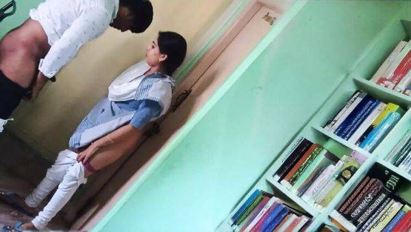 View this hardcore clip : Desi Stepbrother Fucks Hot Indian Stepsister in College Library - Tight Pussy Action