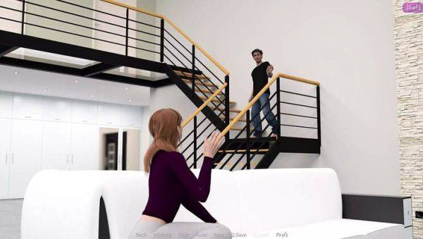 Watch this complete scene named : Stepbrother's Wife Jennifer - Accidental Lip Kiss Turns Hot