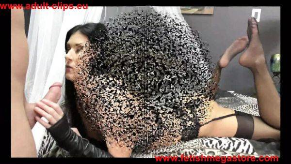 Stream the uncensored clip called : Dominant Femdom Handjob with Eva Notty and India Summer