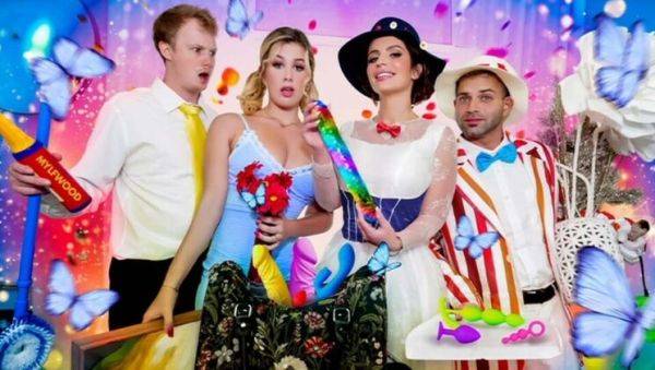 View this complete scene of : Naughty Nanny Turns Household Wild with Hardcore Fuck Fest - Alexa Payne & Ashley Alexander in 4K