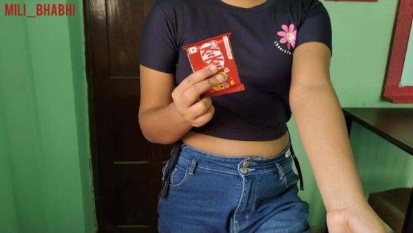 Watch complete scene of : Indian Village Girl Hardcore Fuck in Chocolate Day - Hindi Audio, Rough Desi Sex