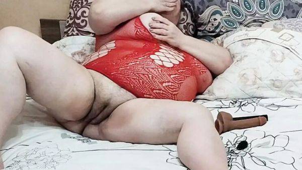 Play the uncensored scene titled : Big Ass Hairy Pussy MILF Uses Vibrator for Intense Masturbation