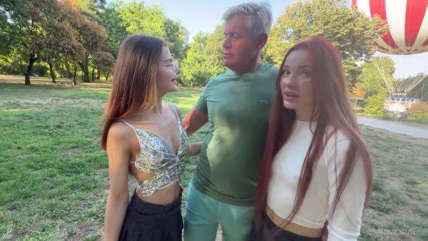 View the full movie of : Tiny 19-year-old Newbies Megan Murkovski & Mia Mi Creampie Foursom - Megan Murkovski & Mia Mi