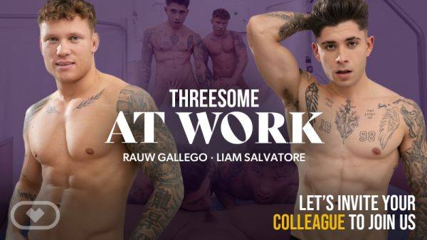 View uncensored movie named : Threesome at Work