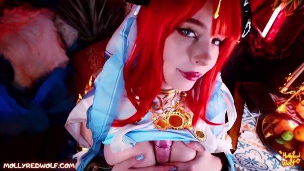 Watch uncensored video called : Genshin Impact Nilous Kinky Dance Will Make You Cum Twice