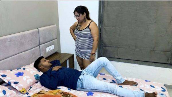 Watch uncensored movie of : Stepmom Fucks Step Son in Bed - Hindi Audio HD