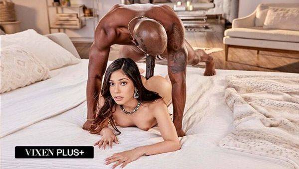 Stream the full clip called : Petite Brunette Xxlayna Marie Craves Anton's Big Black Cock in Hardcore Interracial Scene