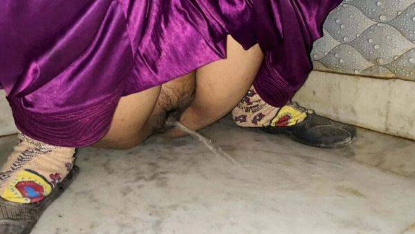 View the uncensored video : Pooja Bhabhi Pissing in Bathroom - Desi Indian Bhabhi Hardcore Action