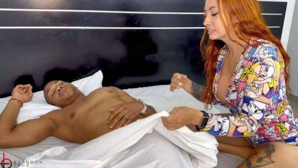 View this hardcore clip : Horny Stepsister Wakes Up and Fucks Stepbrother's Big Cock - Andrea Castro & Brandon Cruz