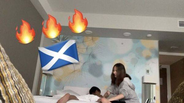 Watch this uncut clip : Scottish Girl Gives Asian Monster Cock a Happy Ending Massage