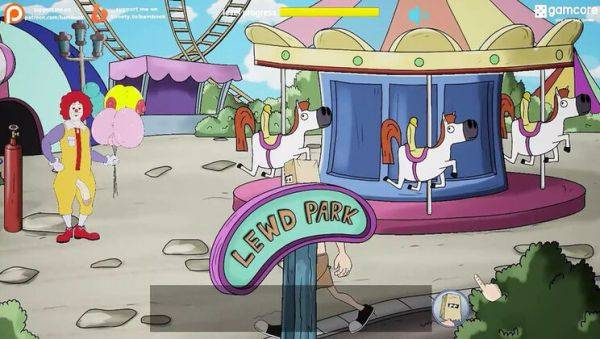 Enjoy watching full video : Fuckerman Lewd Park: Hardcore Fucking Clowns with Big Ass Anal and Creampie