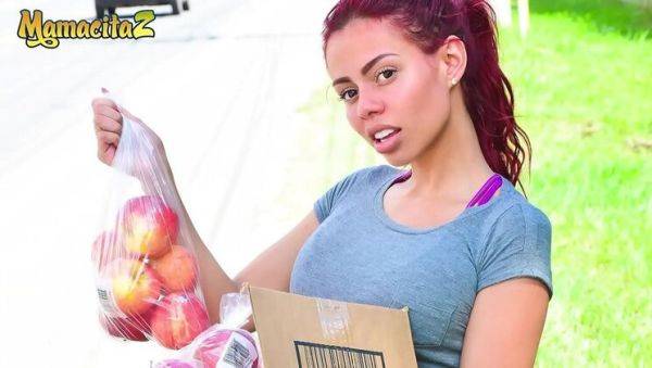 Stream uncensored video of : Hot Latina Teen Canela Skin Gets Picked Up and Fucked Hardcore on Camera