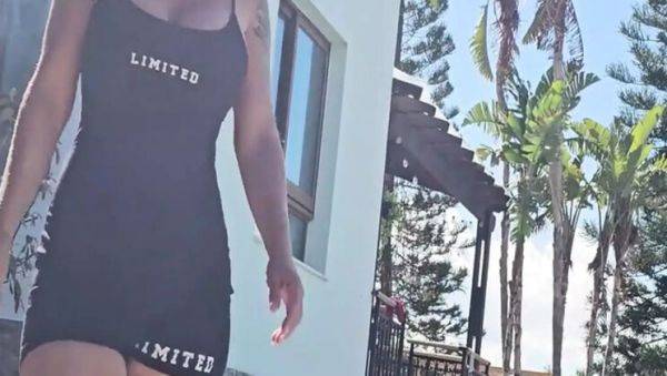 Play the hardcore movie called : Blonde MILF Candy Samira Gets Fucked Hard by Pool in HD POV