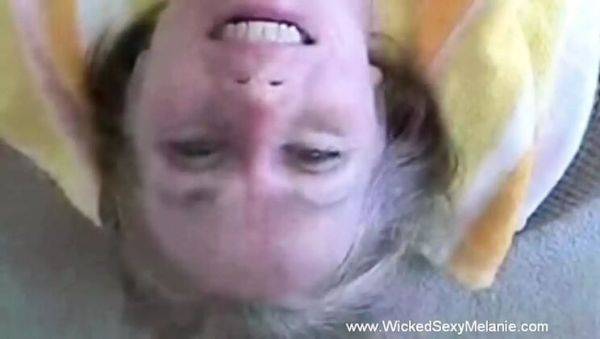 Stream uncut movie : Hot Blonde MILF Melanie Skyy Takes a Huge Cum Load in Action!