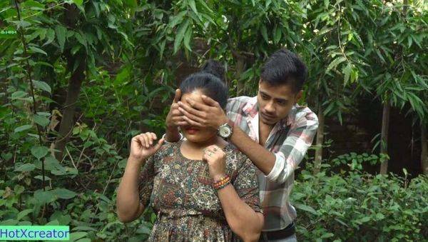 Stream this uncensored scene of : Desi Cheating Wife Romantic Fuck in Jungle - Hot Indian Sex with Clear Audio