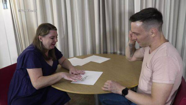 Enjoy watching the full video titled : English Teacher Gets Creampied After Private Lesson - Big Tits Brunette Fucked Hard