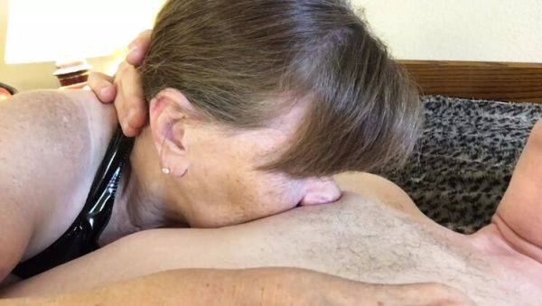 Play hardcore video called : Granny Carmen Angel Deep Throat Blowjob & Cum Spit - Homemade Amateur POV 4K