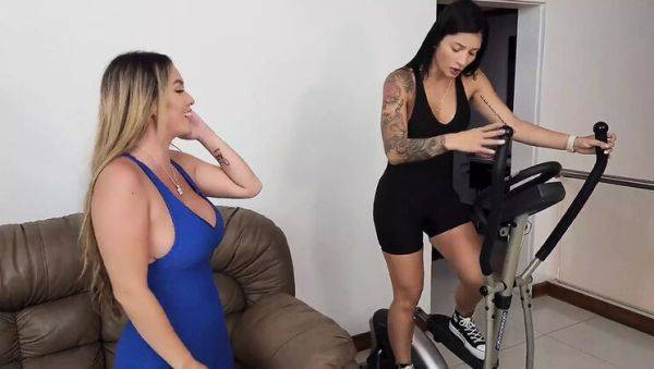 Watch the uncensored movie named : Two Hot Colombian Girls with Big Asses Fuck Hard Until They Cum