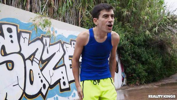 Play this uncut scene titled : Outdoor Anal Bike Ride with Jordi El Niño Polla and Angie Lynx - Big Tits, Blowjob, and Cumshot