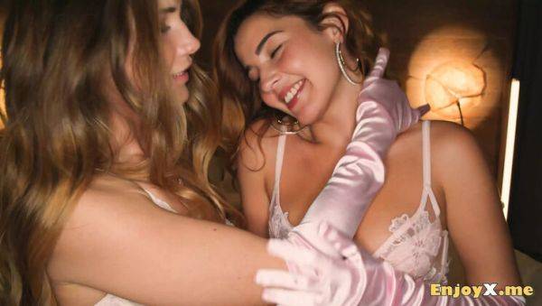 Enjoy watching the full video named : Blonde Lesbians Mary Rock & Agatha Vega in 4K HD: Hairy Pussy Eating & Oral Sex