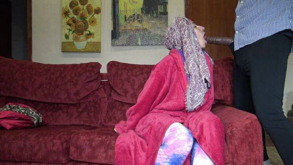 Watch uncut video of : Afghan Girl Sucking Big Black Cock After Work - Souzan Halabi Homemade Hijab Sex