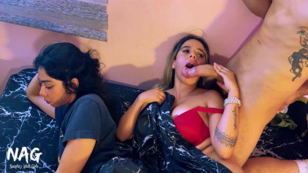 Play full movie named : Bring Her Friend To Our Place And I End Up Fucking With Her While She Is By His Side 10 Min - Annie Marin, Leyton Big And Cindy Luna Petite