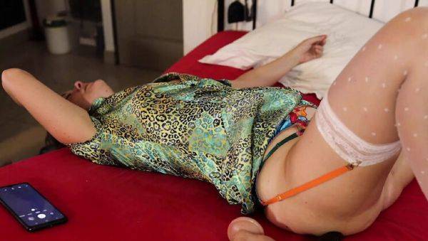 View complete video titled : French MILF in Satin Lingerie Gets Dirty: Deepthroat, Rimming, and Doggystyle POV Action