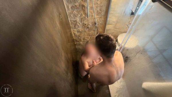 Enjoy watching this uncut movie : Stepsister Gets a Surprise Shower Blowjob - Big Tits & Big Cock Action