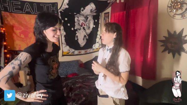 Enjoy watching this uncensored clip of : Ziva Fey - Mean Girl Larz Bully Wedgies And Vedgies Her