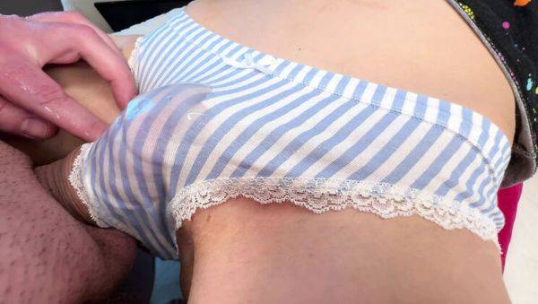 Stream the HD movie called : Amateur Teen Gets Creampie While Friend Rubs Her Pussy Through Panties - POV Big Cock Action