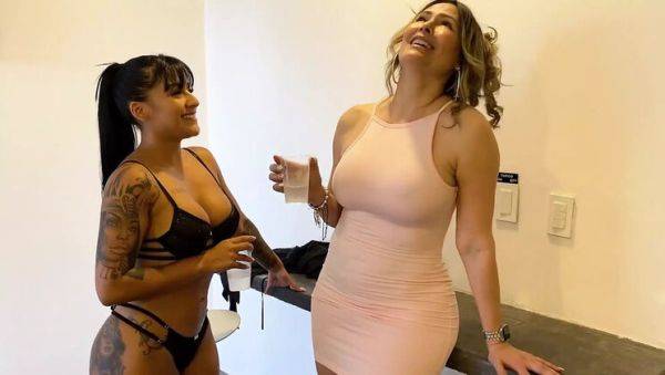 View this full clip of : Monique Fuentes and Mariana Martix in First Lesbian Sex - Big Tits MILF and Latina Passion