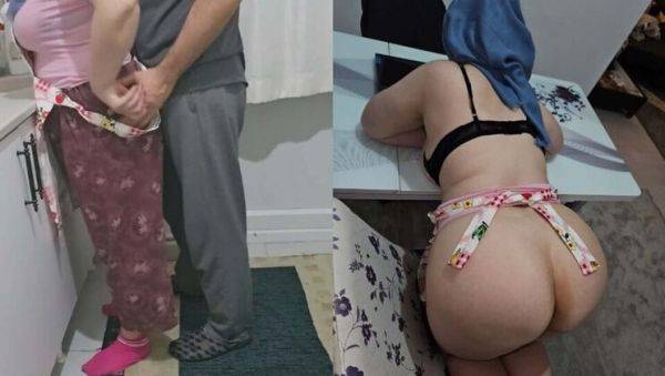 Play complete movie named : Stepmom Fucks Step Son in Kitchen - Turkish Amateur Homemade MILF