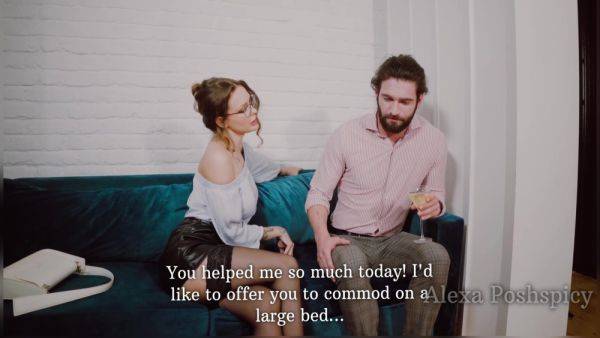 Enjoy watching this uncensored movie named : Bossy Boss Alexa Poshspicy Seduces Assistant And Cums Wet In The Hotel