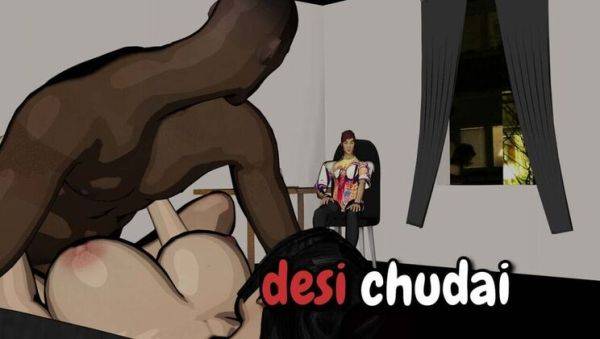 Play the uncensored scene called : Desi Wife Cheats with Neighbor's Son While Completely Naked - Big Boobs Indian Mom