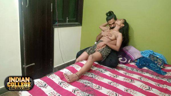 Watch uncut scene titled : Hindi Sex In Juicy 18 Year Old Skinny Desi Girlfriend Fucked By Indian Hunk