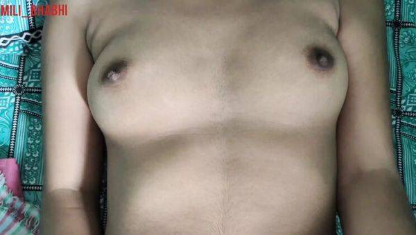 Stream complete scene named : Desi Village Sex: Hot Stepsister Fucked by Stepbrother in Hindi Audio MMS