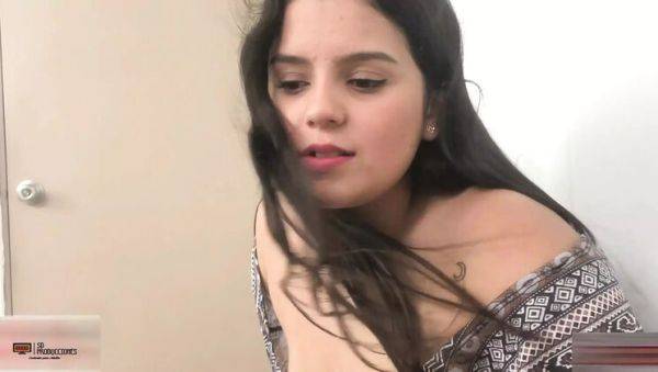 Play this hardcore movie titled : Step Son Fucks His Hot Stepmom While Stepdad Is Away - Spanish Porn with Melanie Caceres