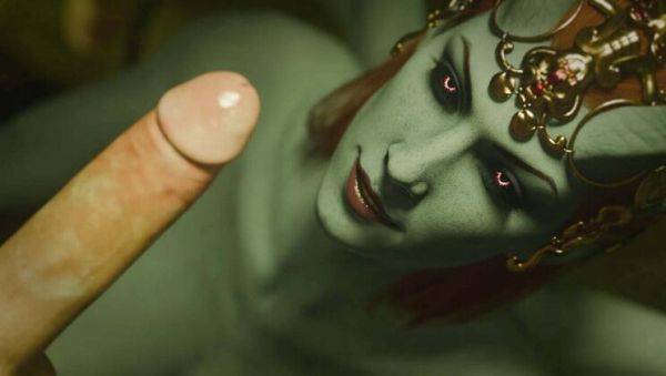 Watch HD video called : Demon MILF Sucks Big Black Cock Deep in Hot 3D Animation