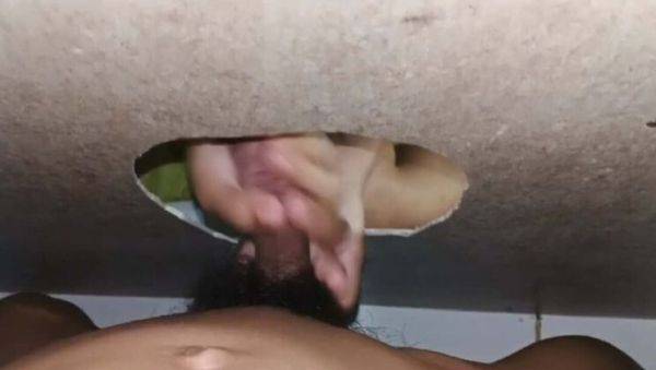 Stream this uncut video : Caught Peeking at Sister-in-Law Through Wall Hole - Hijab Muslim Girl Gives Pussy Hardcore