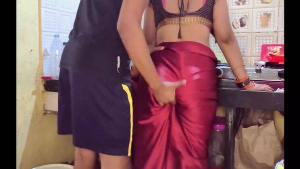 View hardcore video called : Indian Step Aunt Caught by Boyfriend in Kitchen, Hardcore Sex with Husband on Call