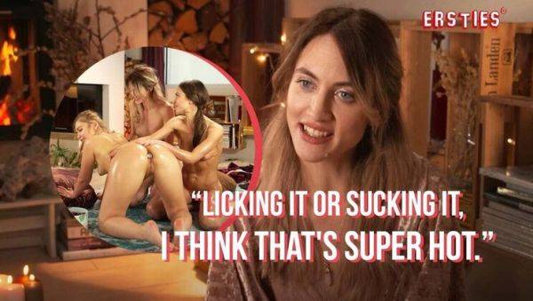 Play this uncut movie titled : Hot Lesbian Trio Selvaggia & Alyssa Reece Use Butt Plugs for Anal Fun