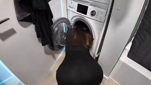 Stream complete video named : HotsyTotsy Stuck in Washing Machine - Big Dick Creampie Fuck for Horny Ukrainian Teen