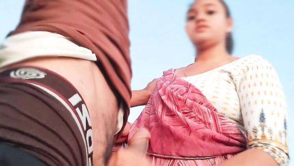 Stream this uncensored scene titled : Desi Village Bhabhi Fucked Hard by Devar in Jungle, Tight Pussy Hindi Audio Outdoor Sex